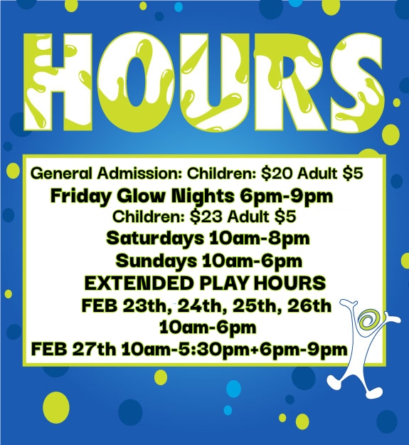 Krazy Kids February Hours